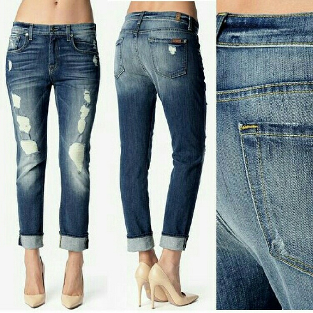 🆕 7fam • relaxed skinny girlfriend jean